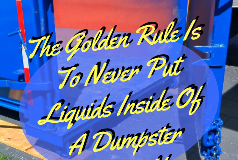 SDD Dumpster Tips