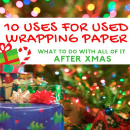 Recycle and Reuse Your Christmas Paper