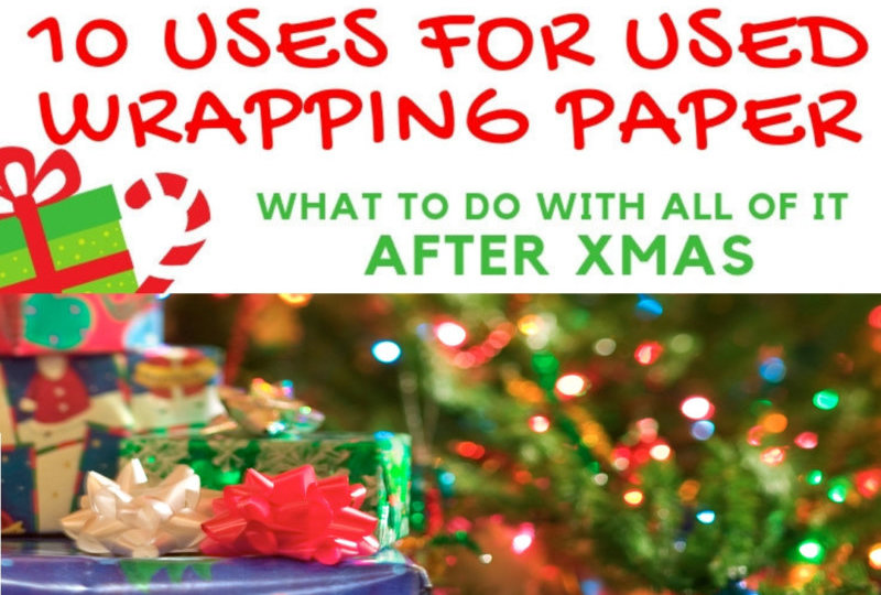 Recycle and Reuse Your Christmas Paper