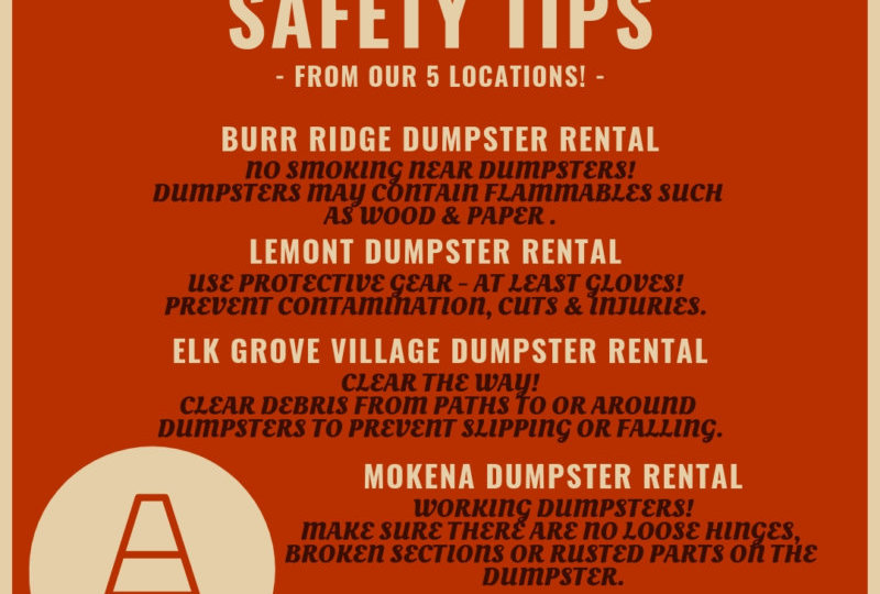 Burr Ridge Dumpster Rental Safety Tips