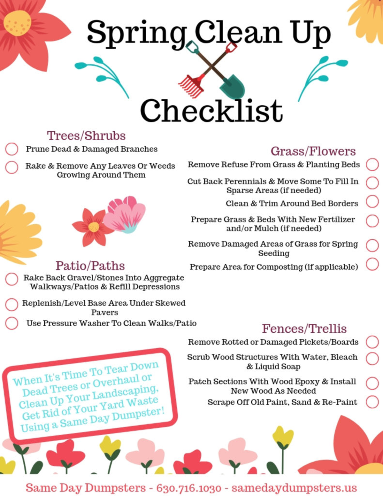 Free Spring Cleaning Checklist