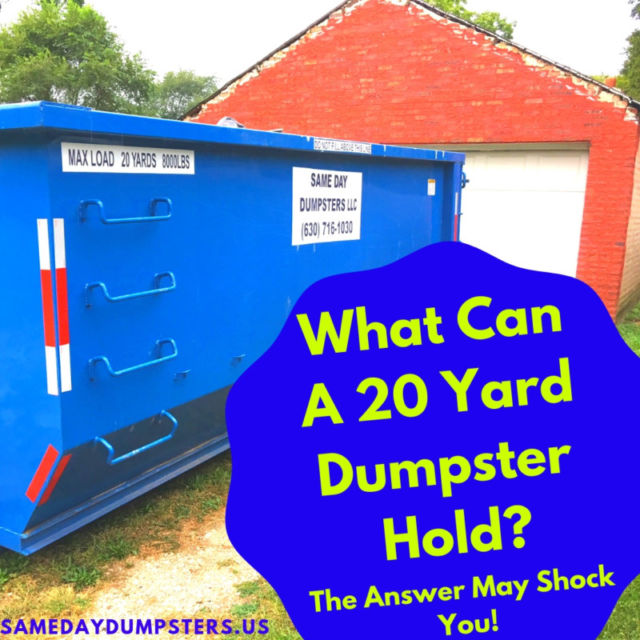 20 Yard Residential and Commercial Dumpster
