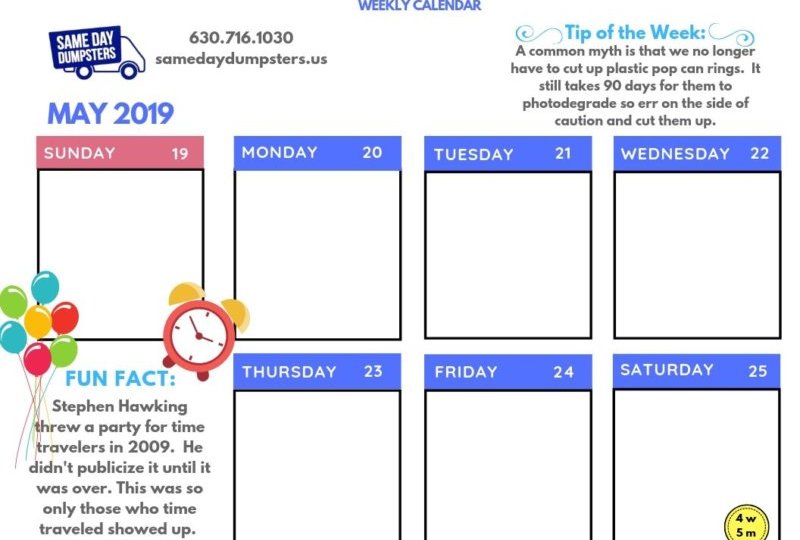 Weekly Calendar