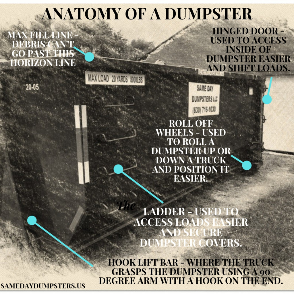 Inside a Dumpster