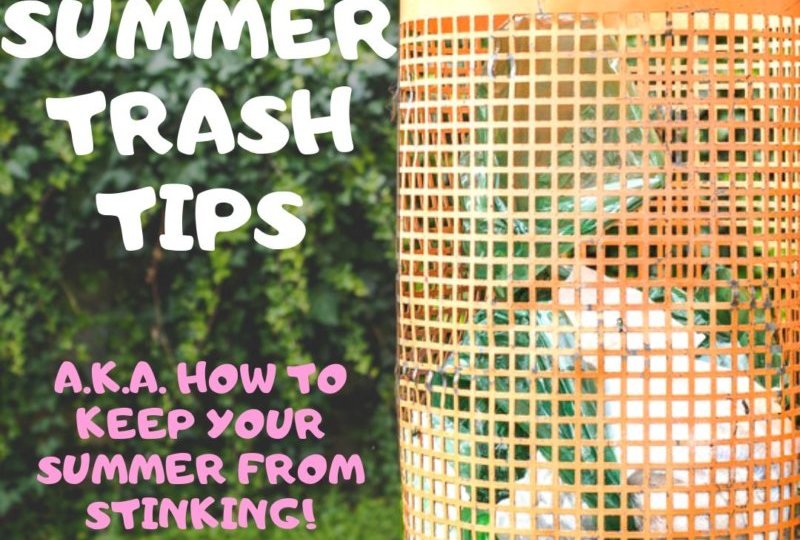 How To Manage Trash During The Summer