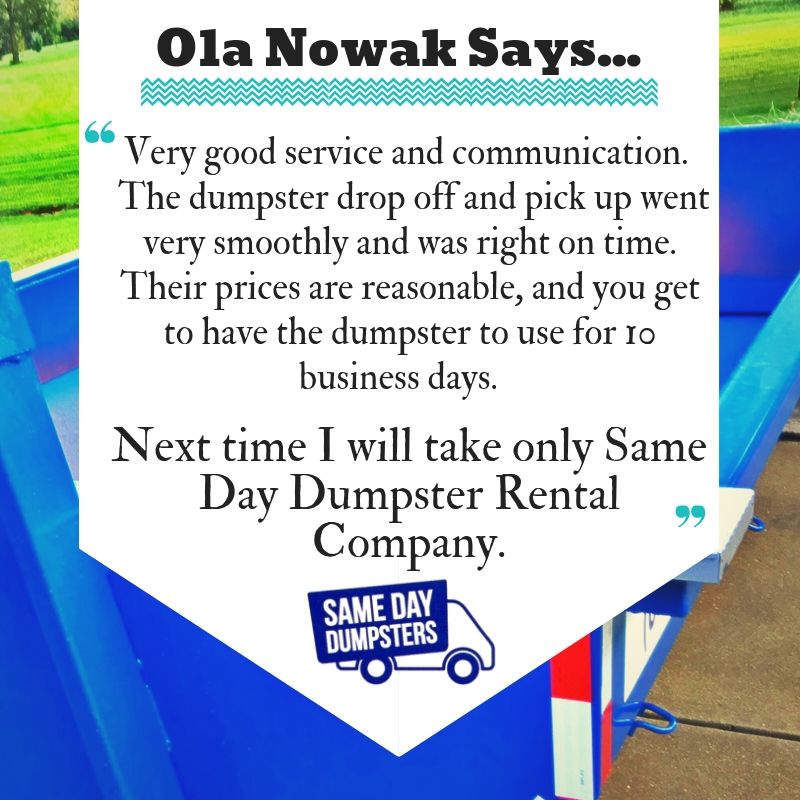 Dumpster Rental Reviews