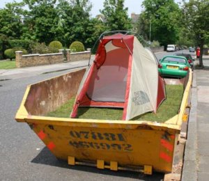 campsite dumpster