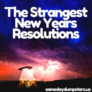 The Strangest New Years Resolutions